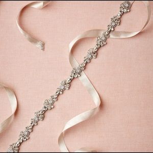 BHLDN Deepa Sparkle Skinny Wedding Sash
